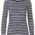 White - Navy (Striped)